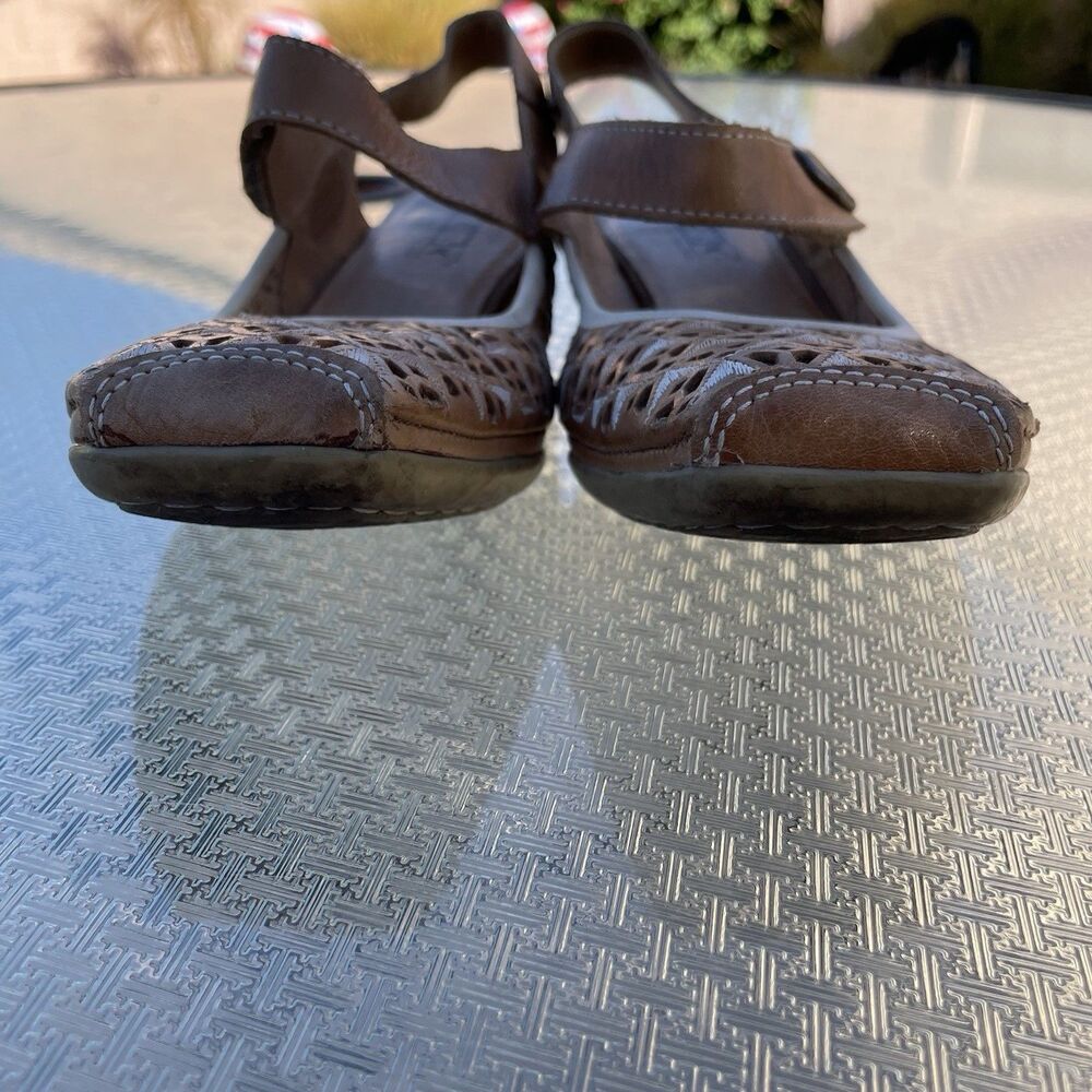 Pikolinos Size 38 / 7.5 - 8 Gandia Perforated Nude - Picture 4 of 9